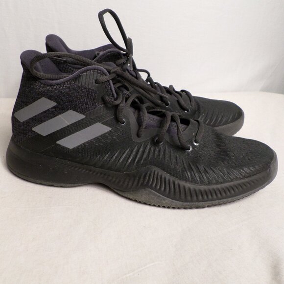 Adidas Performance Mad Bounce J Utility Black/Core Black/Sz 11 Basketball Shoes - Picture 1 of 11